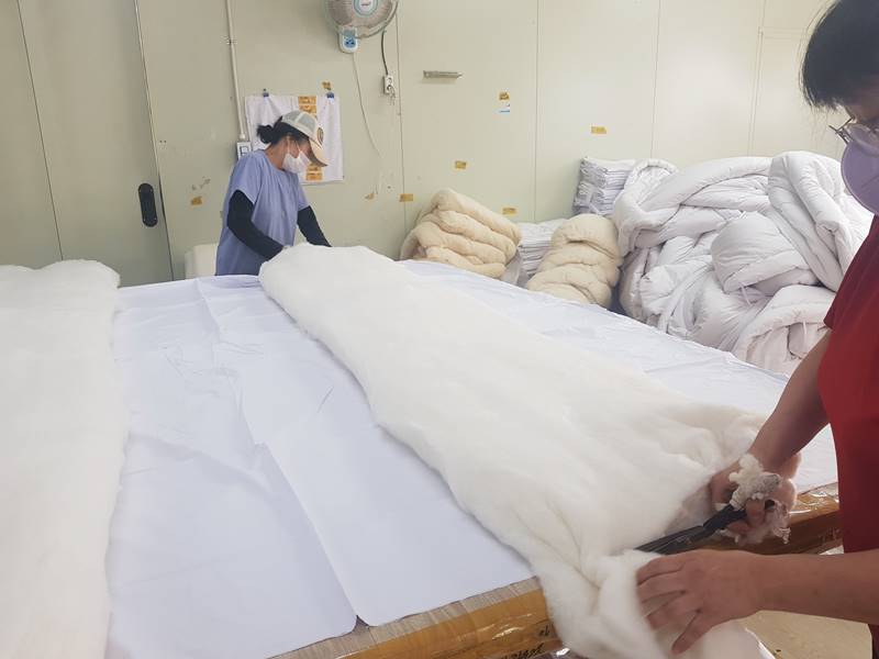 이불 사이즈 및 두께 맞춤 개조